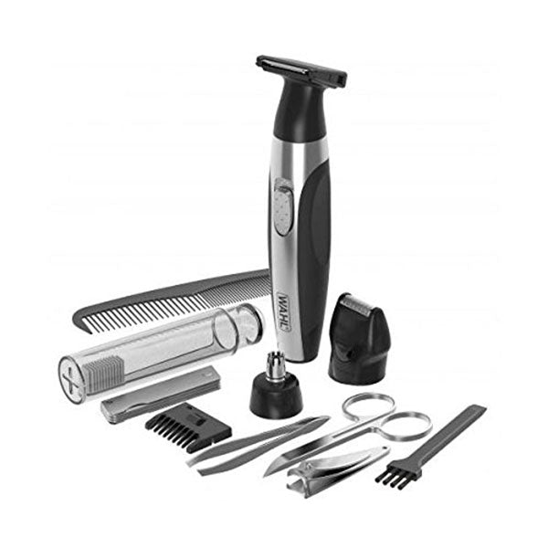 WAHL HOME DELUXE TRAVELKIT LITHIUM BATTERY TRIMMER&GROOMING KIT - Tre Pi Profumerie