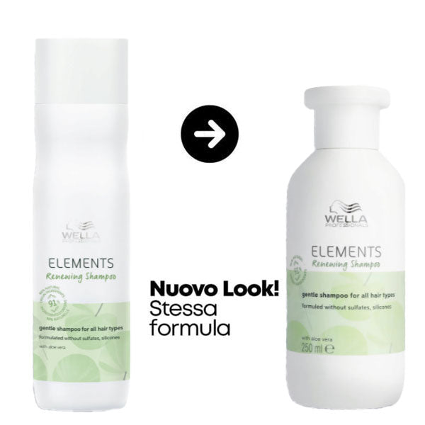 WELLA ELEMENTS SENZA PARABENI SHAMPOO RIGENERANTE 250 ML - Tre Pi Profumerie