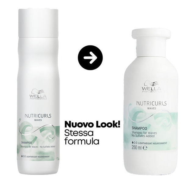 WELLA NUTRI CURLS WAVESSHAMPOO CAPELLI ONDULATI 250 ML - Tre Pi Profumerie