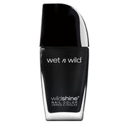 WET N WILD SMALTO NAIL COLOR WILD SHINE BLACK CREME E485D - Tre Pi Profumerie