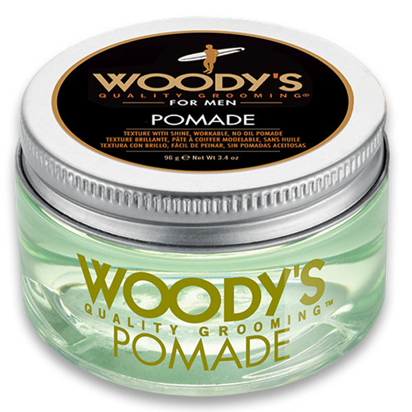WOODY'S POMADE POMATA CAPELLI BRILLANTE IDROSOLUBILE 96 GR - Tre Pi Profumerie