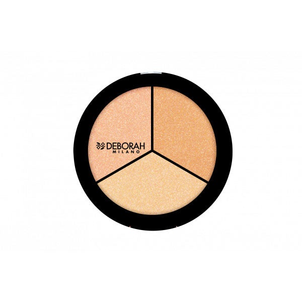 DEBORAH SECRET OF STROBING TRIO HIGHLIGHTER PALETTE - Tre Pi Profumerie