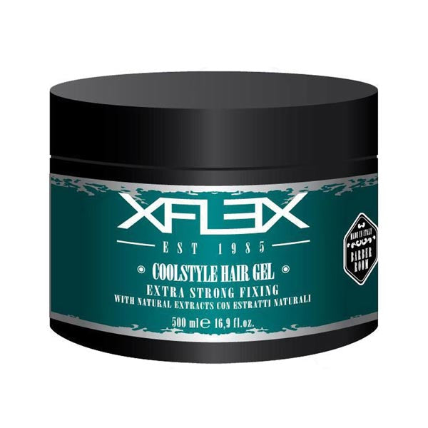 XFLEX COOLSTYLE HAIR GEL EXTRA STRONG COOLSTYLE 500 ML - Tre Pi Profumerie