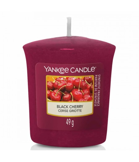 YANKEE CANDLE CANDELA PROFUMATA VOTIVE BLACK CHERRY             