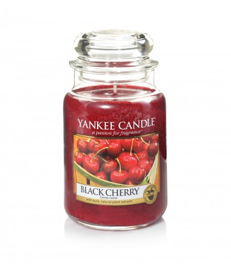 YANKEE CANDLE CANDELA PROFUMATA LARGE BLACK CHERRY              