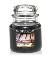 YANKEE CANDLE CANDELA PROFUMATA MEDIUM BLACK COCONUT            
