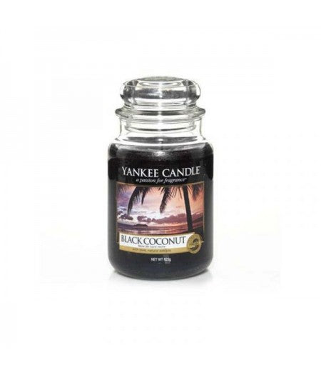 YANKEE CANDLE CANDELA PROFUMATA LARGE BLACK COCONUT             