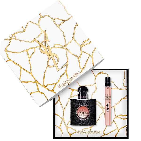 YVES SAINT LAURENT BLACK OPIUM COFANETTO EDP 30 ML + EDP 10 ML - Tre Pi Profumerie