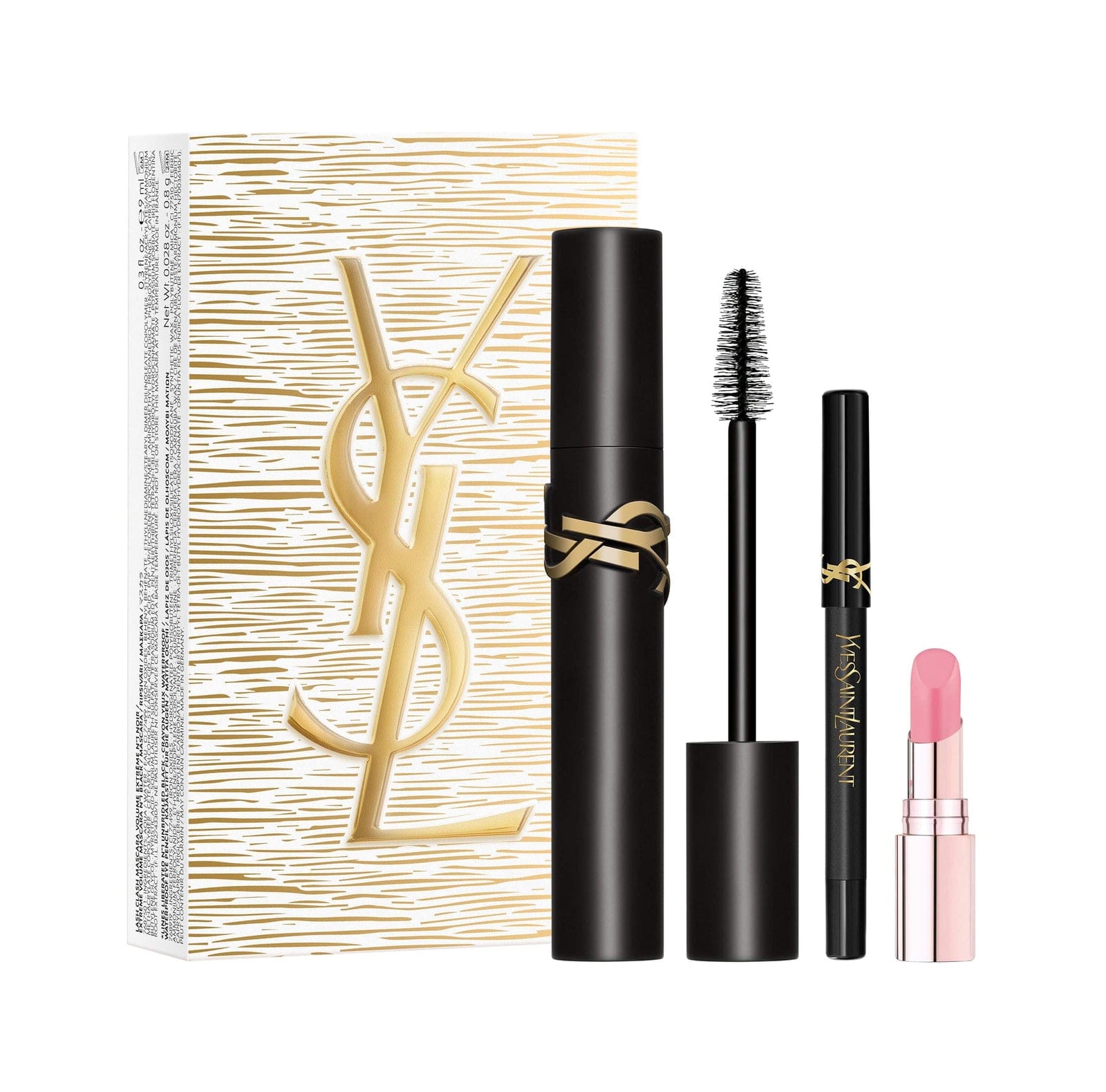 YVES SAINT LAURENT KIT MASCARA LASH CLASH + MATITA + CANDY GLOW